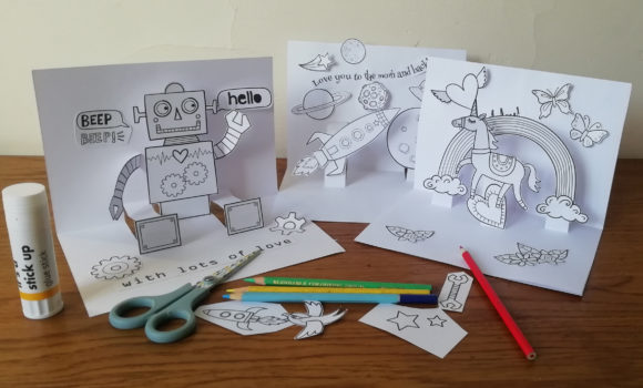 3D SVG Pop Up Cards for Kids