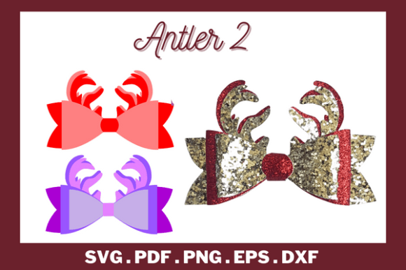 Bow SVG, Hairbow Template, 3D SVG Shapes