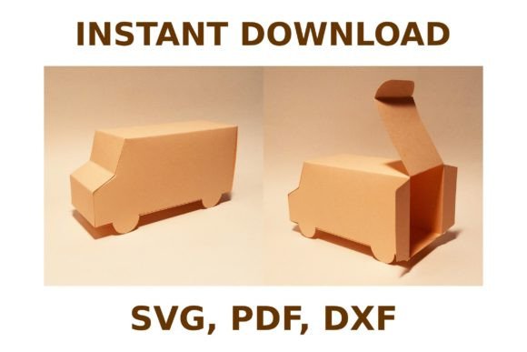 Car Box Template – 3D SVG Shapes