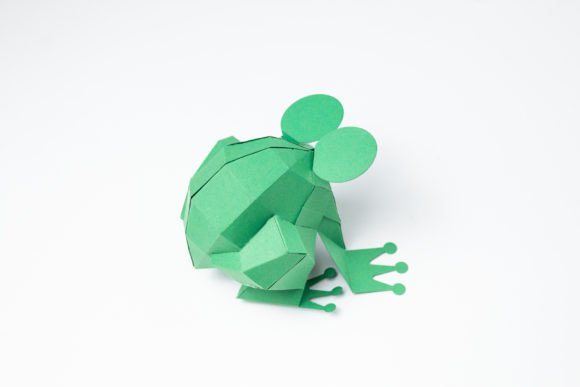 Chubby Frog 3D SVG for Animal-Themed Branding