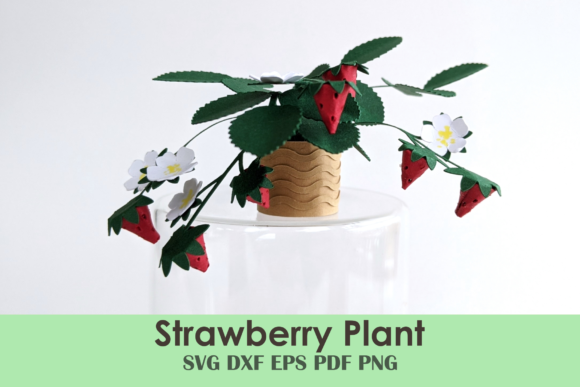 Cricut Papercraft - Strawberry Plant