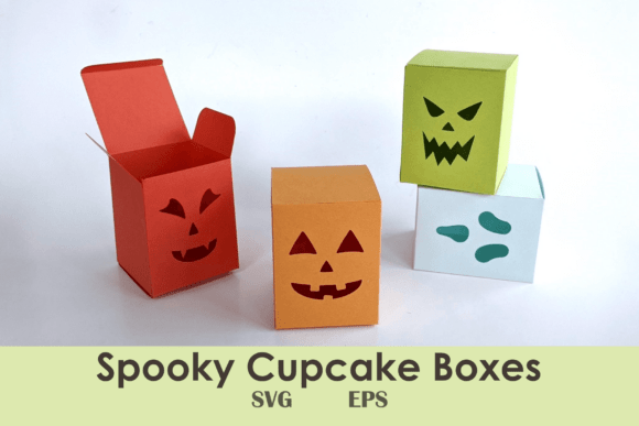 Halloween Cupcake Box Luminary Bundle