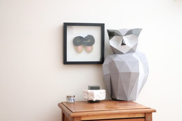 Long Owl Paper Craft 3D SVG Animals