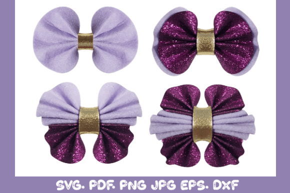 Pinch Hairbow Template SVG, PDF PC5
