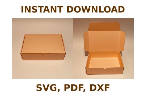 Rectangle Box Template – 3D SVG Gift Boxes