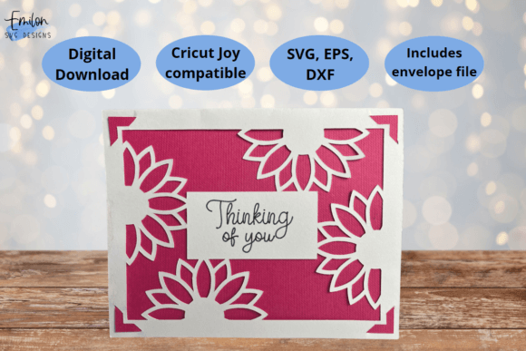 Thinking of You Insert Card SVG