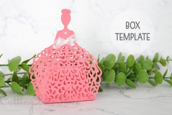 Wedding Favor Box 3D SVG Gift Boxes